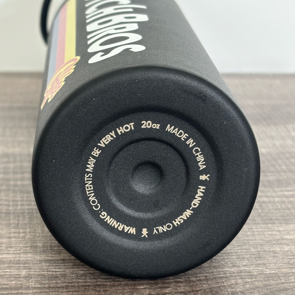 Dutch Bros 20 oz Black Insulated Tumbler with stickers - Picture 6 of 8